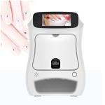 Nails Printer 3D Machine 10s High Speed Color Painting Original Picture Painted Nail Machine, Portable Automatic Nail Art DIY Nail Art Printer,White