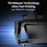 ELEGOO Saturn 4 Ultra 16K Resin 3D Printer, Fast Printing up to 150mm/h, 16K Ultra High Resolution, Automatic Leveling, Smart Mechanical Sensor, AI Camera, Large Printing Size 211.68*118.37*220mm³