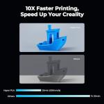 Creality K2 Plus Combo 3D Printer, Multi Color Printing with New CFS Bundle with Hyper RFID PLA Filament 1.75mm 2Kg (Black&White)