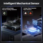 ELEGOO Saturn 4 Ultra 16K Resin 3D Printer, Fast Printing up to 150mm/h, 16K Ultra High Resolution, Automatic Leveling, Smart Mechanical Sensor, AI Camera, Large Printing Size 211.68*118.37*220mm³