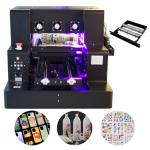 UV Printer A4 UV DTF Printer Machine Higher Resolution UV Printer Machine with Vacuum Platform and Bottle Holder for Phone Case Glass Cups Stickers Wood Acrylic Leather ABS PVC (A4 UV XP600)