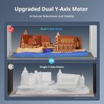 (Bundle Anycubic Kobra 3 Max Combo 3D Printer) Large Printing Volume Multicolor 3D Printer, 600mm/s High-Speed Printing Precise Auto-Leveling & Anti-Skip Upgrade 420 * 420 * 500mm Print Volume