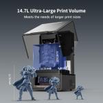ANYCUBIC Resin 3D Printer, Photon Mono M7 MAX 13.6-inch 7K Mono LCD, High Precision, Temperature Control, Efficient Productivity, Large Printing Size of 11.73 x 6.46 x 11.81 Inch