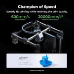 Creality K1C 3D Printer Bundle with ﻿Creality K1/K1 Max/K1C Ceramic Heating Block Kit, Quick Swap Nozzle Kit, All-Metal Integrated Design Kit for K1 Series 3D Printers