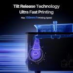 ELEGOO Saturn 4 Ultra 12K MSLA Resin 3D Printer and ELEGOO Mercury XS Bundle Wash and Cure Station