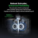 Creality K1C 3D Printer Bundle with ﻿Creality K1/K1 Max/K1C Ceramic Heating Block Kit, Quick Swap Nozzle Kit, All-Metal Integrated Design Kit for K1 Series 3D Printers