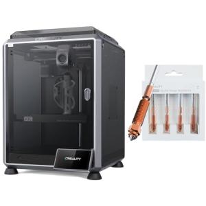 Creality K1C 3D Printer Bundle with K1C 3D Printer Nozzle Kit 0.4mm 0.6mm 0.8mm(4pcs)