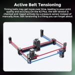 Creality K2 Plus 3D Printer, Support Multi Color Printing Needs CFS, 600mm/s Max Speed, Step-servo Motor System 350℃ High-Temp Print Direct Drive Extruder Large Build Volume 13.78x13.78x13.78 inch