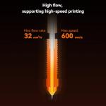 Creality K1C 3D Printer Bundle with ﻿Creality K1/K1 Max/K1C Ceramic Heating Block Kit, Quick Swap Nozzle Kit, All-Metal Integrated Design Kit for K1 Series 3D Printers