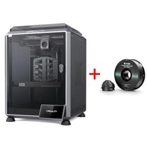 SainSmart Creality K1C 3D Printer & SainSmart 1.75mm Black ePA-CF Carbon Fiber Filled Nylon Filament