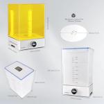 ELEGOO Saturn 4 Ultra 12K Resin 3D Printer and ELEGOO Mercury XS Bundle Wash and Cure Station