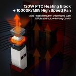 ELEGOO Jupiter SE Resin 3D Printer and ELEGOO Smart Mini Heater