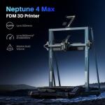 ELEGOO Neptune 4 Max 3D Printer, 500mm/s Fast Printing, Support 300°C Printing, Auto Leveling and Direct Drive Extruder, 420x420x480mm Large Build Volume