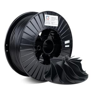 Siraya Tech Fibreheart PPA-CF 3D Printing Filament: Industrial-Grade Carbon Fiber Nylon, Superior Strength & Heat Resistance - The High Performance PAHT-CF (2.5kg, Black)