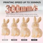 iSANGHU 3D Printer PLA Filament Black+White,30-300mm/s Neatly Wound 3D Printing Filament 2kg (4.4lbs),Pla for Bambu Lab 3D Printer,AMS,AMSLite, Pla Filament 1.75mm Dimensional Accuracy +/- 0.02mm