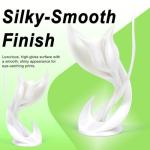 LOTACTREE Silk Pearl White PLA Filament, Silky Surface Silk Filament 1KG(2.2lbs), PLA Silk 3D Printer Filament 1.75mm +/-0.03mm Accuracy