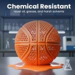 PEBA Filament 1.75mm Full 1kg SpoolHaus Super Bounce | High Rebound Flexible Filament | The Super TPU 78% Energy Return | Bouncy Airless Basketball 3D Printer Filament Lightweight Grey 1kg