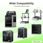 LOTACTREE Silk Pearl White PLA Filament, Silky Surface Silk Filament 1KG(2.2lbs), PLA Silk 3D Printer Filament 1.75mm +/-0.03mm Accuracy