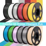 iSANGHU 3D Printer PLA Filament Black+White,30-300mm/s Neatly Wound 3D Printing Filament 2kg (4.4lbs),Pla for Bambu Lab 3D Printer,AMS,AMSLite, Pla Filament 1.75mm Dimensional Accuracy +/- 0.02mm