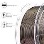 ZIRO 3D Printer Filament, 1.75mm Shiny Super Sparkle PLA with Glitter, Chameleon Series Filament, Twinkling Effect PLA 1kg Spool, Fit Most FDM 3D Printers Pens, Scarlet Gold Luster