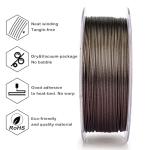 ZIRO 3D Printer Filament, 1.75mm Shiny Super Sparkle PLA with Glitter, Chameleon Series Filament, Twinkling Effect PLA 1kg Spool, Fit Most FDM 3D Printers Pens, Scarlet Gold Luster