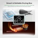 Creality Space Pi X4L Filament Dryer 4 Spool 3D Printer Dry Box with Dual Independent Heating Chambers 45–75°C Drying Timer Built-in Desiccant PLA PETG ABS TPU Nylon Compatible