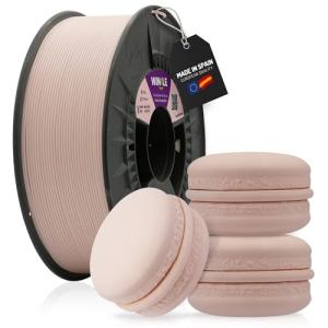 WINKLE PLA HD Pastel Filament 1.75 mm Candy Floss Pink, 1 kg Spool, 3D Printer Filament Compatible with FDM Printers, 3D Printing Materials, Dimensional Accuracy +/- 0.05 mm, Easy to Print