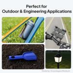 ELEGOO ASA Filament 1.75mm Deep Black & White 2KG, UV & Weather Resistant 3D Printer Filament for Outdoor Functional Parts, High Impact Strength Engineering Grad 1kg Spool (2.2lbs) Fit for FDM Printer