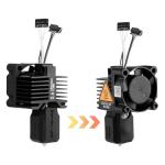 Bamboo Lab X1 Carbon, X1, X1C Hotend Complete Kit for X1 Series 3D Printer, Full Assembly Hardened Steel Hot End with Fan, Thermistor, Ceramic Heater, 0.6mm Nozzle, Extruder Heating Block Replacement