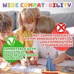 Nizzarra 20 Colors 3D Pen PLA Filament Each Color 32.8 Feet 1.75mm 3D Pen Filament Refills 3D Printing Pen Refills Total 656 Feet Strong Toughness for FDM 3D Printer and 3D Pen