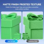 JAYO Matte PLA Filament 1.75mm Bundle, PLA Matte 3D Printer Filament, Dimensional Accuracy +/- 0.02 mm, 10 Pack 1.1kg Spool, 11kg (Black*10)