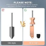 Integrated Nozzle Kit(0.25/0.4/0.6/0.8mm) 4Pack for Flashforge AD5X 3D Printer, Quick-Detachable High Flow Design, Original-Spec Upgraded Accessories, Extra 4PCS Silicone Socks