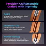 Creality Official K2 SE Ceramic Heating Block Hotend Kit, 300°C High Temperature Resistant and 600mm/s High-Speed Printing Hotend kit, Unicorn Quick Swap Nozzle Kit for Creality K2 SE 3D Printers