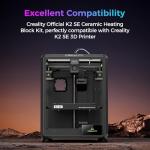 Creality Official K2 SE Ceramic Heating Block Hotend Kit, 300°C High Temperature Resistant and 600mm/s High-Speed Printing Hotend kit, Unicorn Quick Swap Nozzle Kit for Creality K2 SE 3D Printers