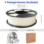 XZN PLA Filament Glow in The Dark, 3D Printer Filament 1.75mm, 1KG Glow PLA Filament Luminous (Glow Orange)