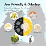 Kingroon PLA 3D Printer Filament, 10 Rolls, Dimensional Accuracy +/- 0.03 mm, 1kg Spool(2.2lbs), 1.75 mm 10KG Ten Colors (Black&White&Grey&Red&Blue&Green&Yellow&Beige&Orange&Wood Color)