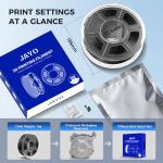 JAYO PA Filament 1.75mm, Nylon PA6+66 3D Printer Filament 1kg, High Strength & Heat Resistant for Load-Bearing and Mechanical Parts, Strong Layer Adhesion, Fit Most FDM Printer