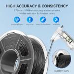 JAYO PA Filament 1.75mm, Nylon PA6+66 3D Printer Filament 1kg, High Strength & Heat Resistant for Load-Bearing and Mechanical Parts, Strong Layer Adhesion, Fit Most FDM Printer