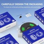 JAYO Matte PLA Filament 1.75mm Bundle, PLA Matte 3D Printer Filament, Dimensional Accuracy +/- 0.02 mm, 10 Pack 1.1kg Spool, 11kg (Black*10)