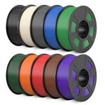 UJOYBIO 3D Printer Filament PLA Plus 1.75mm 10KG, Bundle PLA Filament 1.75mm PRO, PLA+ Filament for Most FDM 3D Printer, Dimensional Accuracy +/- 0.03 mm, 1 kg Spool, 10 Packs