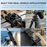 JAYO PA Filament 1.75mm, Nylon PA6+66 3D Printer Filament 1kg, High Strength & Heat Resistant for Load-Bearing and Mechanical Parts, Strong Layer Adhesion, Fit Most FDM Printer