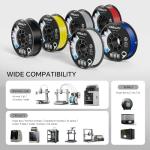 Creality ABS Filament 1.75mm Black 4 kg,3D Printer Filaments, Strong, Durable, Good Heat Resistant, Less Odor, Dimensional Accuracy±0.03mm, Fit Most FDM 3D Printers