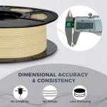 iSANMATE 250g Matte PLA Filament Bundle 1.75mm, 8 Colors 3D Printer Filaments Dimensional Accuracy +/- 0.02mm, 8 Pack 250g Spool, Black/White/Grey/Beige/Skin/Chocolate/Navy Blue/Army Green