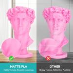 SUNLU PLA Filament Bundle 1.75mm Matte, Neatly Wound Filament, Smooth Matte Finish, 2kg in Total, 0.25kg Spool, 8 Packs, Black+White+Grey+Clay+Green+Pink+Blue+Red