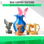 eSUN Silk PLA Filament Bronze Shinny 3D Printing PLA Filament 1.75mm Dimensional Accuracy +/- 0.03mm, 1kg Carboard Spool (2.2lbs) 3D Printer Filament, Bronze