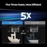 Creality ABS Filament Bundle 2KG Black&White, 3D Printer Filament ABS Designed for High Speed 350mm/s, High Impact Resistance, Odorless Non-Toxic and Without stringing or Clogging