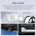 ANYCUBIC PLA Plus (PLA+), 3D Printer Filament 1.75mm Bundle, 1KG Reusable Spool, Black, White, Brown, Red, Blue, Pink, Tropical Turquoise, Peach Pink, Interstellar Violet, Spring Leaf, 10KG in Total