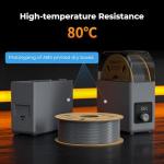 Creality ABS Filament Bundle 2KG Black&White, 3D Printer Filament ABS Designed for High Speed 350mm/s, High Impact Resistance, Odorless Non-Toxic and Without stringing or Clogging