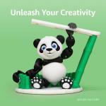 Bambu Lab PLA Silk+ Filament 1.75mm 1kg Spool - PLA 3D Printer Filament, Smooth Finish, Low Warp, Easy to Print, Compatible with Bambu Lab & Most FDM 3D Printers - Titan Gray (13108) - Spool