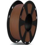 GEEETECH Matte PLA Filament 1.75mm Brown, 1kg Spool (2.2 lbs) 3D Printer Filament Matte Surface Texture & Low Warping, Dimensional Accuracy +/- 0.02 mm, Fit Most FDM Printers